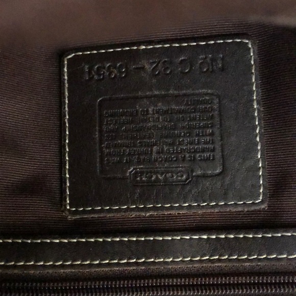 Vintage Coach Shoulder Bag (brown) - Picture 3 of 4